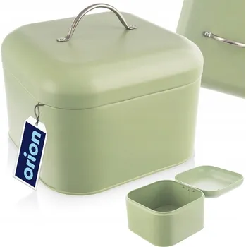 chlebník Chlebník jednodílný Orion zelený kovový