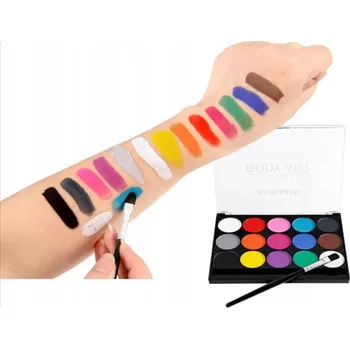 Speciální výtvarná barva Barvy na obličej Body Art 15 ks x 3 ml