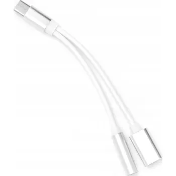 Adaptér USB Typ-C na 3,5mm jack + USB Typ-C