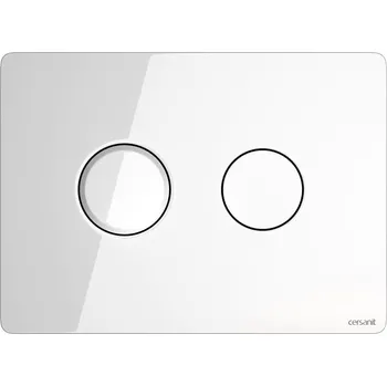 Splachovací tlačítko Splachovací tlačítko pro WC Cersanit Accento Circle bílé