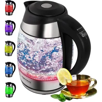 Rychlovarná konvice Elektrická konvice Esperanza ES9812 2201 W 1,7 l stříbrná/šedá