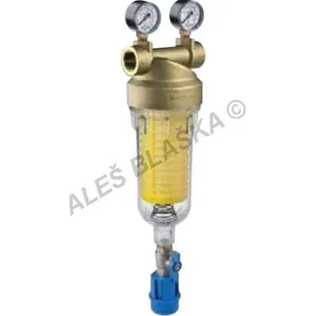 vodní filtr ATLAS FILTRI - Itálie | Samočistící filtr HYDRA K DP M-RLH s mosaznou hlavou a zpětným proplachem, s manometry (Atlas filtr vodní-filtrace vody) - 1" HYDRA K DP M-RLH