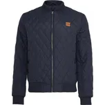 Pánská bunda Urban Classics Diamond Quilt Nylon Jacket - modrá XXL