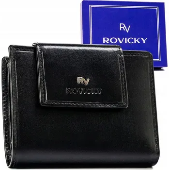 Peněženka Rovicky peněženka z pravé kůže černá - unisex