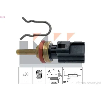 Čidlo automobilu Snímač, teplota chladiva KW 530 346