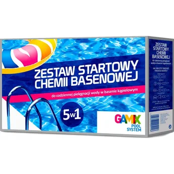 Bazénová chemie Sada bazénové chemie Gamix chlor 5 kg + 6 l