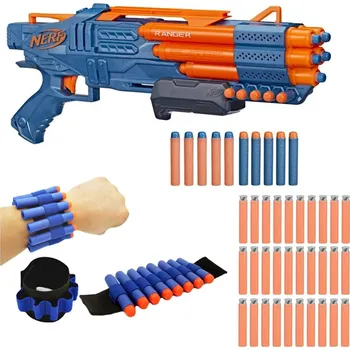 Dětská zbraň Nerf Elite 2.0 Ranger PD-5 F4186 + 30 šípů accustrike + náramek na ruku