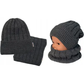 Čepice Baby Nellys Zimní kojenecká čepice, velikost 92