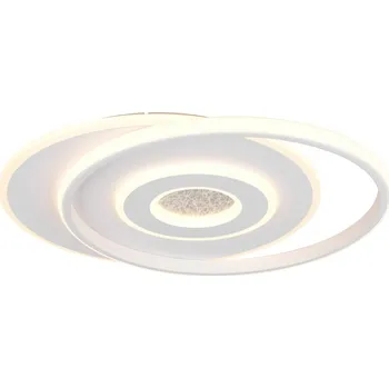 Trio 633919131 LED přisazené stropní svítidlo NAZAR | 36W integrovaný LED zdroj | 3600lm | 3000K | Trio - SwitchDimmer + sada - Trio LED žárovka 2x10W | E27 | 3000K | 806lm