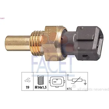 Čidlo automobilu Snímač, teplota chladiva FACET 7.3077