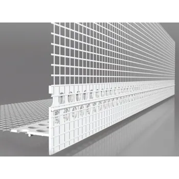 Stavebniny Covernit Okenní profil LT s nepřiznanou okapnicí a tkaninou 100 x 140 x 2000 mm