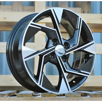 Disk Alu kola Racing Line Y1265, 16x6.5 4x100 ET45, černá + leštění vhodné pro Kia Rio (od 2017)