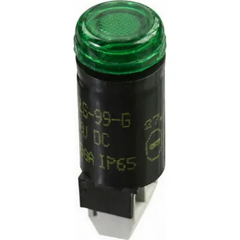 vypínač Indikační signálka SMS-99 G 12DC 8mm zelená ELECO 260184