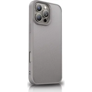 Pouzdro na mobilní telefon Pouzdro Wozinsky Carbon Case s MagSafe pro Samsung Galaxy S25 Ultra - šedé