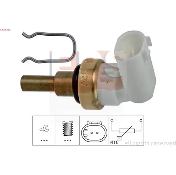 Čidlo automobilu Snímač, teplota chladiva EPS 1.830.360