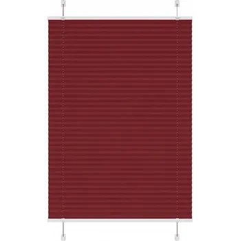 Roleta Roleta plisé Bordó Červená 90x100 cm Šířka látky