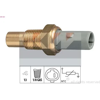 Čidlo automobilu Snímač, teplota chladiva KW 530 184