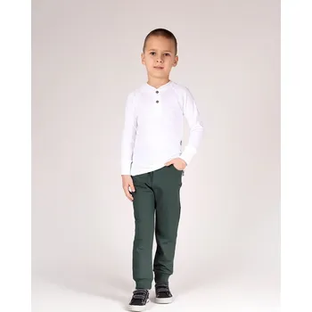 Chlapecké bavlněné kalhoty šedé Nicol, vel. 86