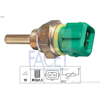 Čidlo automobilu Snímač, teplota chladiva FACET 7.3148