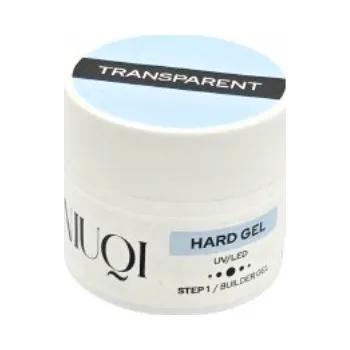 Lak na nehty NIUQI Tvrdý stavební gel na prodlužování UV/LED 12ml Transparentní (Čirý)