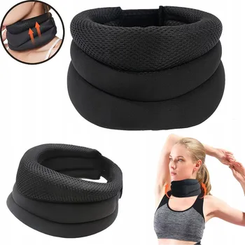 Ortopedická krční ortéza Podpora krku proti chrápání černá