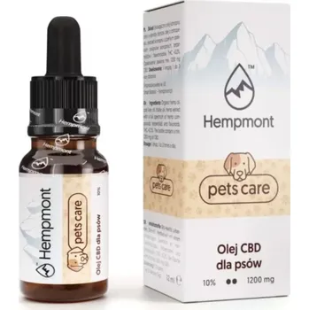 CBD konopný olej pro psy 10% 1200 mg, Hempmont Pets Care