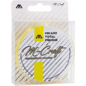VLASEC - M-Craft - 0.12mm/1.72kg/200m - ZÁŘIVĚ ŽLUTÁ (FLUO YELLOW) - balení 1 cívka
