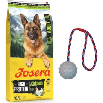 Volný čas 12,5 kg Josera High Protein Adult Chicken + Trixie míček zdarma