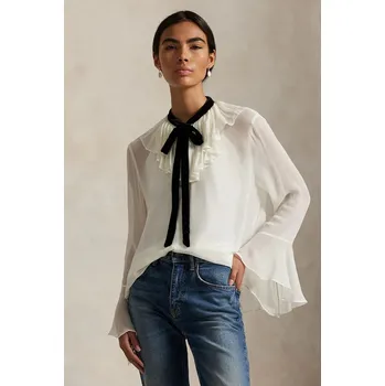 Pánská košile Košile Polo Ralph Lauren 211B14781 bílá 00X, vel. 40