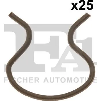 Lišta karosérie Klip, ozdobná / ochranná lišta FA1 12-40025.25