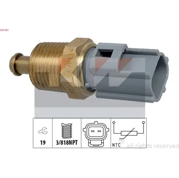 Čidlo automobilu Snímač, teplota oleje KW 530 363