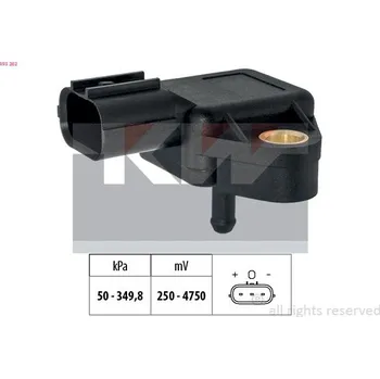 Čidlo automobilu Snímač, plnicí tlak KW 493 262