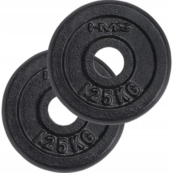 Železné Kotouče Závaží na Osa Činky pro Silový Trénink 2x1,25 kg