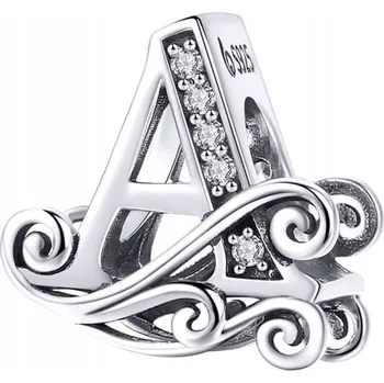 Přívěsek Charms Písmeno A Přívěsek Abeceda A Korálek Beads