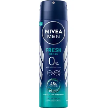 Deodorant NIVEA ve spreji Fresh Ocean 150 ml, 0% hliníkových solí, pro muže