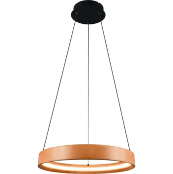 Svítidlo Trio 355030130 LED závěsné stropní svítidlo LYNWOOD | 28W integrovaný LED zdroj | 3300lm | 3000K | Trio - SwitchDimmer | na lanku + Trio 983-3400 3x LED žárovka TROPFEN 1x4W | E14 | 470lm | 3000K