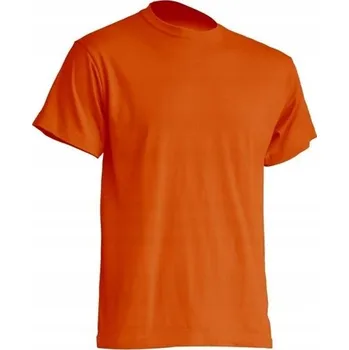 Pánské oblečení Pánské tričko T-SHIRT PREMIUM JHK 190g ORANŽOVÉ BAVLNA 100% 3XL