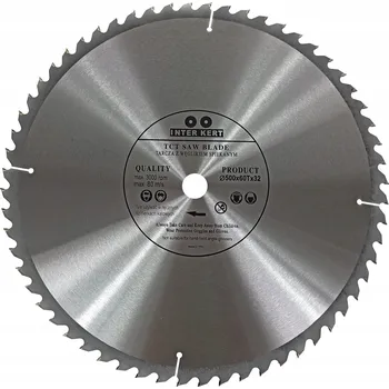 Pilový kotouč Kotoučová pila na dřevo s vidiovým ostřím Inter-Kert 500x32 mm 60 zubů