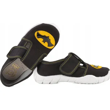 Dívčí bačkory Raweks dětské papuče na suchý zip černé, velikost 29