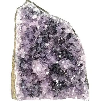 Přírodní kámen Ametystová geoda 505 g s ametystovou růží