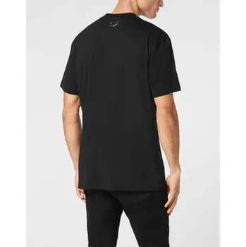 Pánské oblečení PHILIPP PLEIN T-Shirt 9413 Černá Regular Fit S