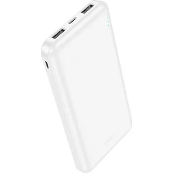 Powerbanka HOCO powerbank 10000 mAh 2,1A J100 bílá