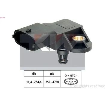 Čidlo automobilu Senzor tlaku sacího potrubí KW 493 110
