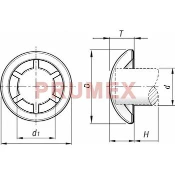Matice Pojistný kroužek násuvný uzavřený Starlock 10,0 ST/A2