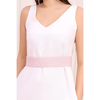 Dámské šaty TopMode Lněný pásek Lotika ve střední šířce 1140412