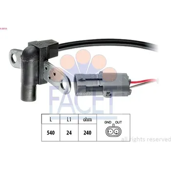 Kliková hřídel Generátor impulsů, klikový hřídel FACET 9.0016