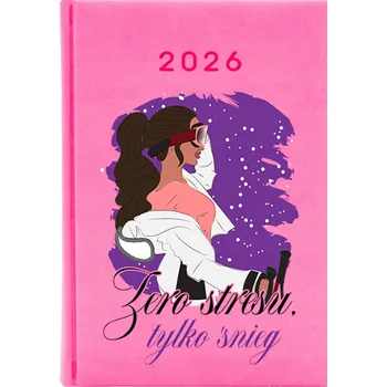 Kalendář Knižkový kalendář 2026 A5 FunnyCase růžový