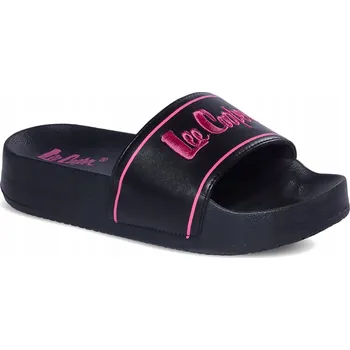 Dámská obuv Nazouváky Lee Cooper černé/růžové 41