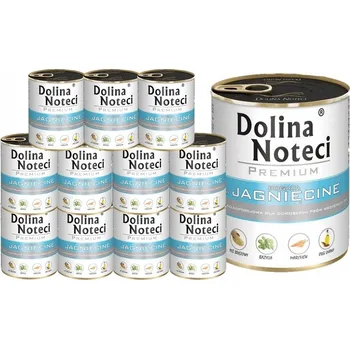 Krmivo pro psa Vlhké krmivo pro psy Dolina Noteci Premium bohaté na jehněčí 12 x 800 g