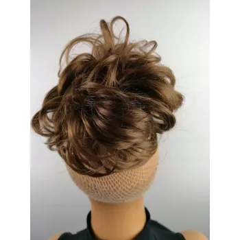 Příčesek Příčesek krátké syntetické vlasy světle hnědé Mona